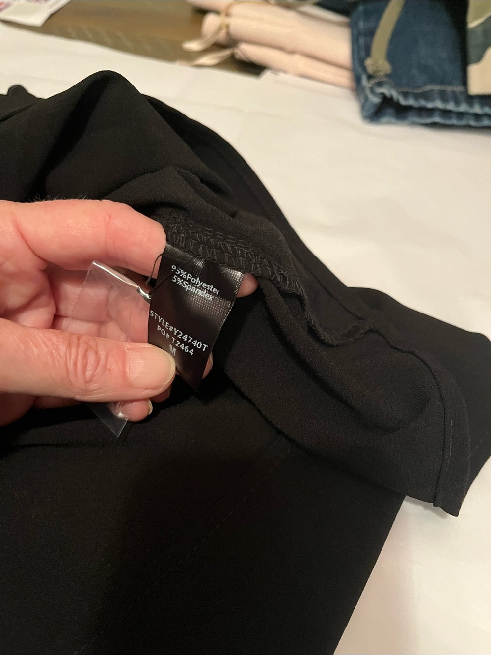 NWT Tuckernuck size M Selena mini dress in black - Picture 10 of 10
